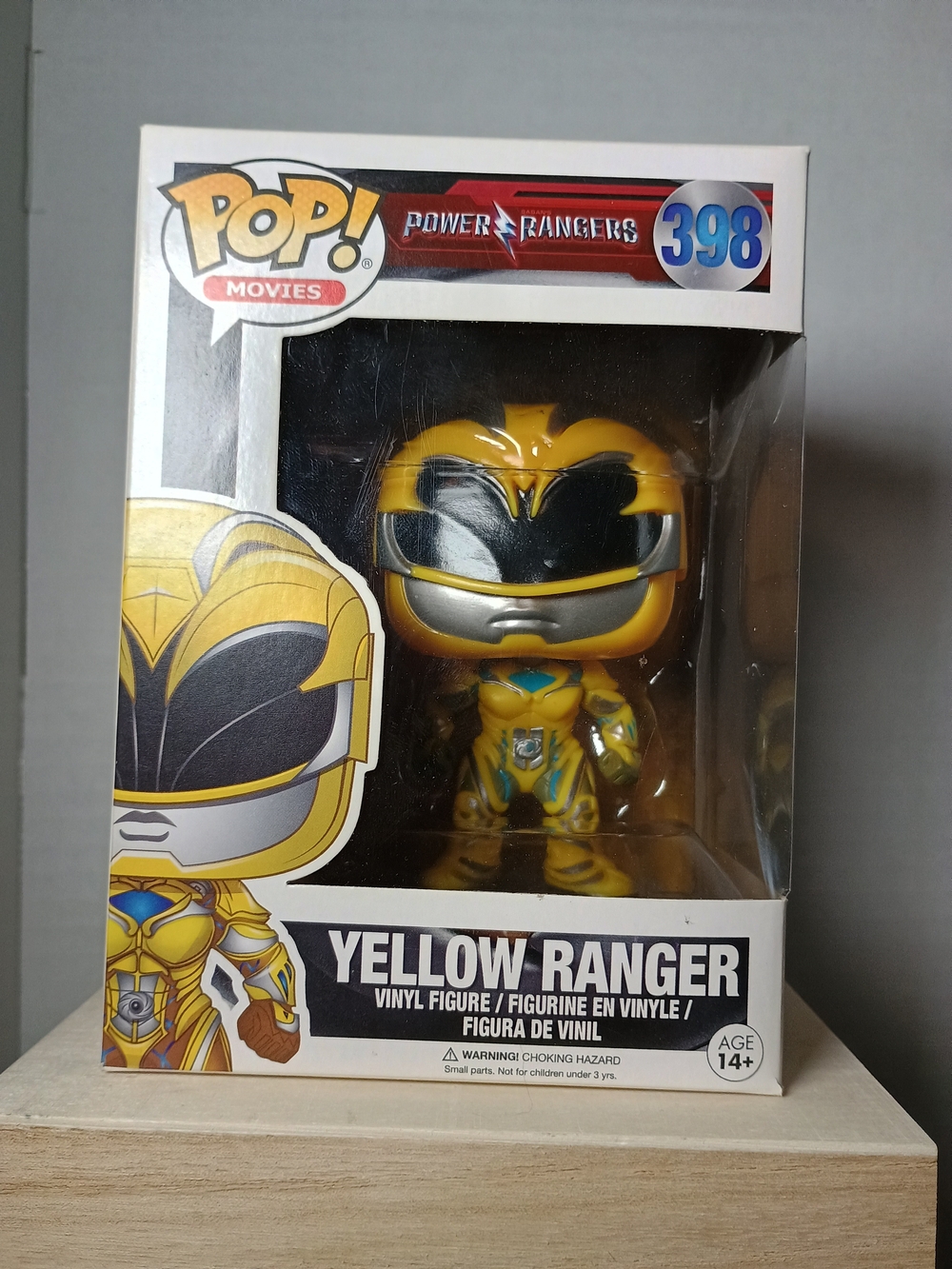 Funko Pop! Yellow Ranger #398 Vinyl Figure in Yellow Like New